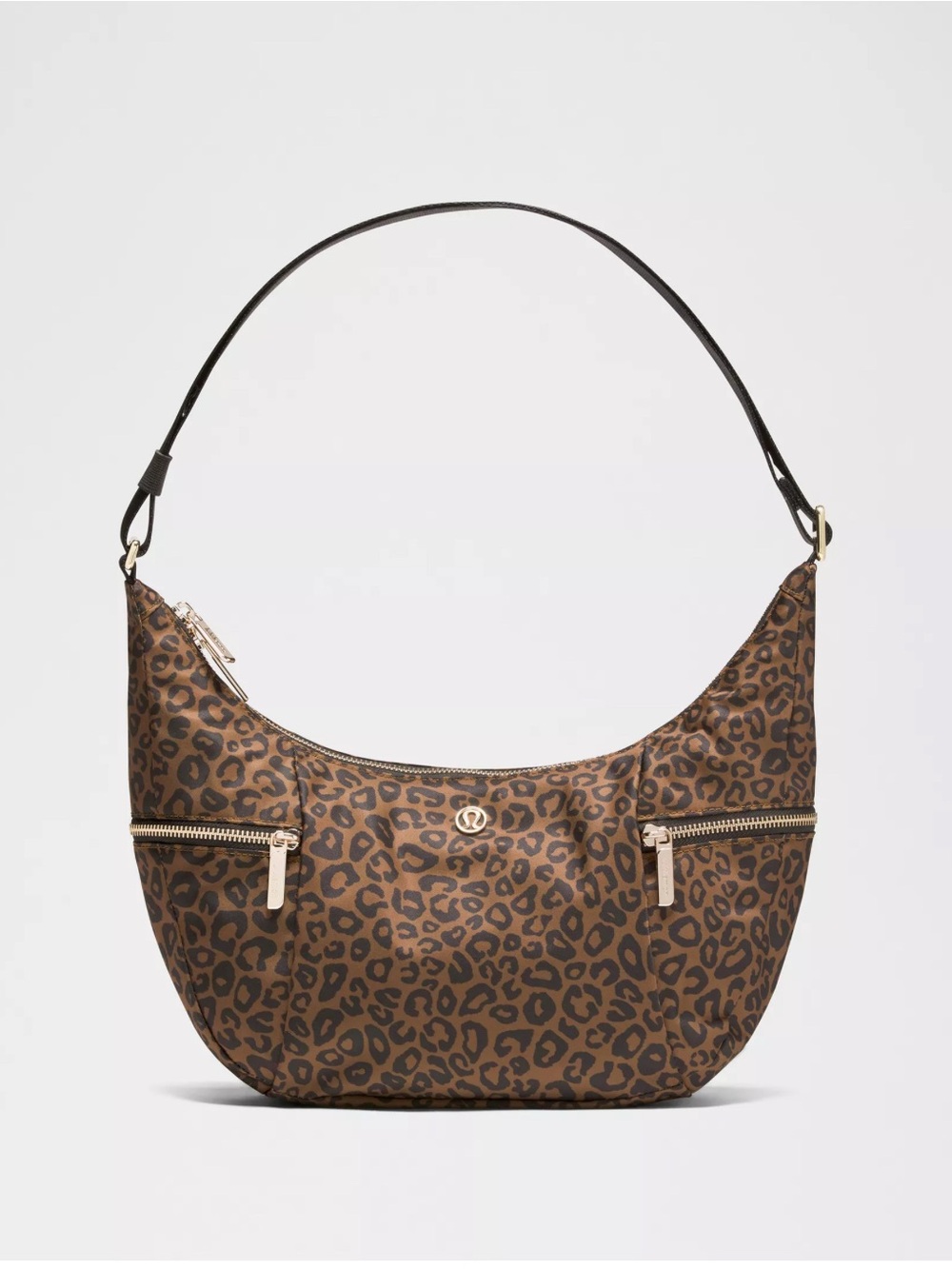 NWT Lululemon Leopard Slouchy Sling Bag With Gold Metal Hardware 6 Liter